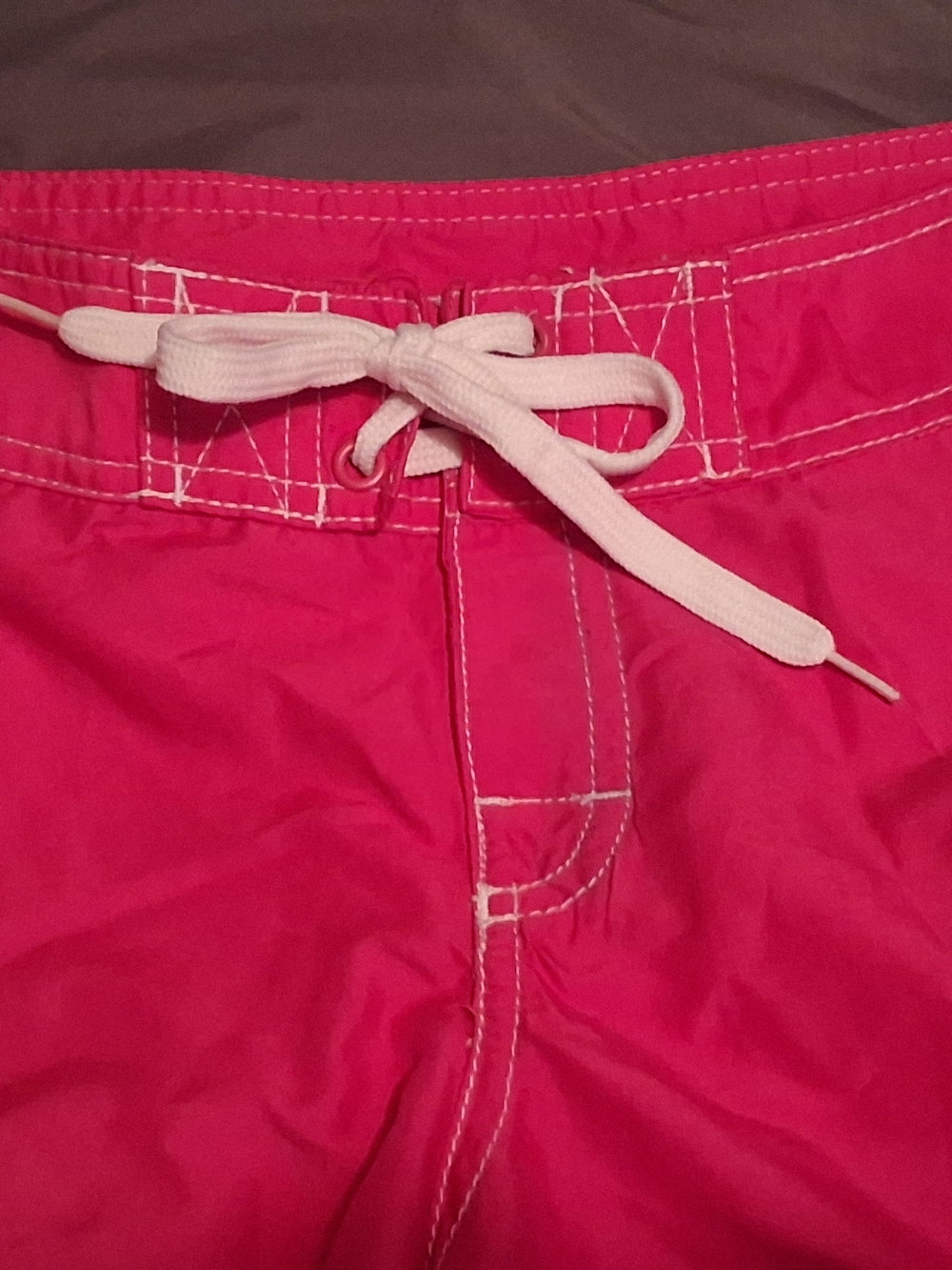Kanu Surf Hot Pink Cargo Drawstring Shorts - Picture 5 of 7
